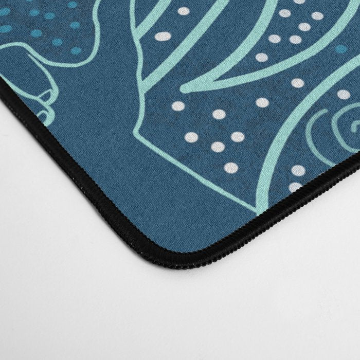 Octopus Ocean Playground smaller print Desk Mat Gallery Image 4