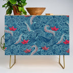 Octopus Ocean Playground smaller print Credenza Gallery Image 1