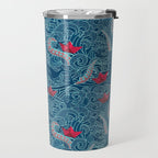Octopus Ocean Playground smaller print Travel Mug Gallery Image 2