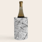 Paris White Map Wine Chiller Gallery Image 2