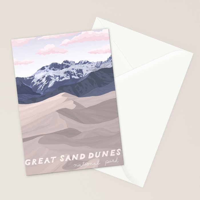 Great Sand Dunes National Park Stationery Card Gallery Image 2