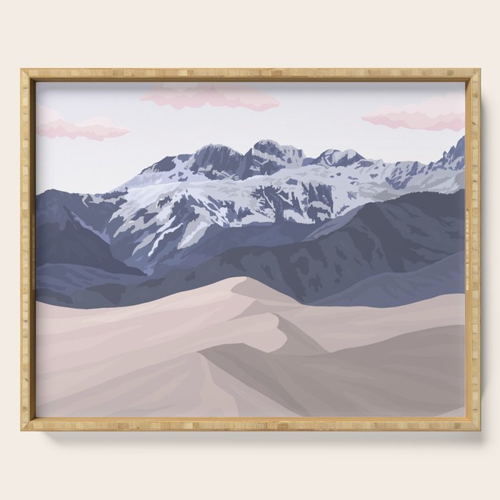 Great Sand Dunes National Park Serving Tray Gallery Image 1