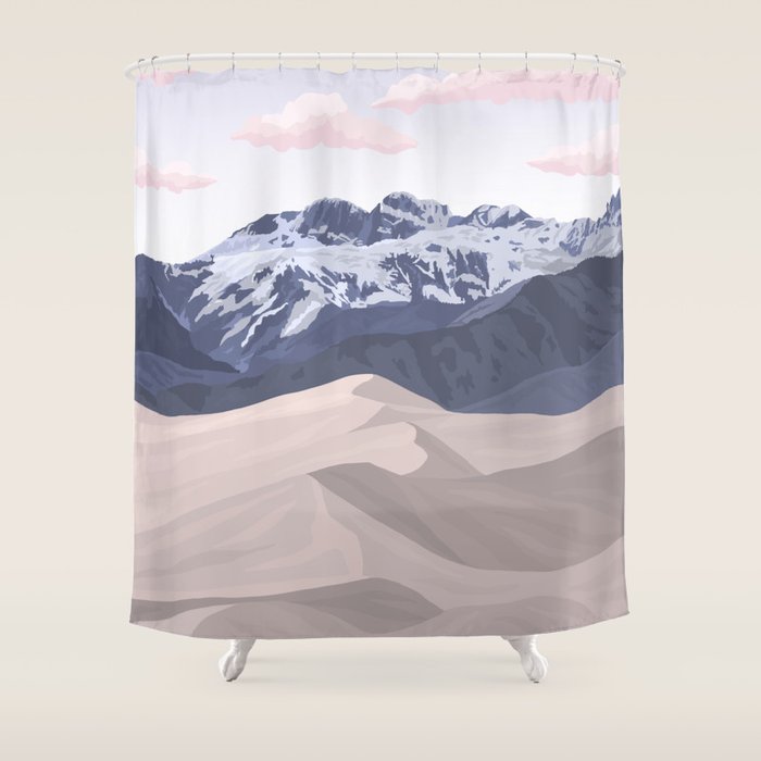 Great Sand Dunes National Park Shower Curtain Gallery Image 1