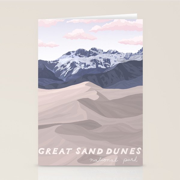 Great Sand Dunes National Park Stationery Card Gallery Image 1