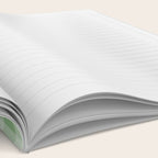 Dark Sea Green Summer Cabana Beach Picnic Gingham Check Notebook Gallery Image 2