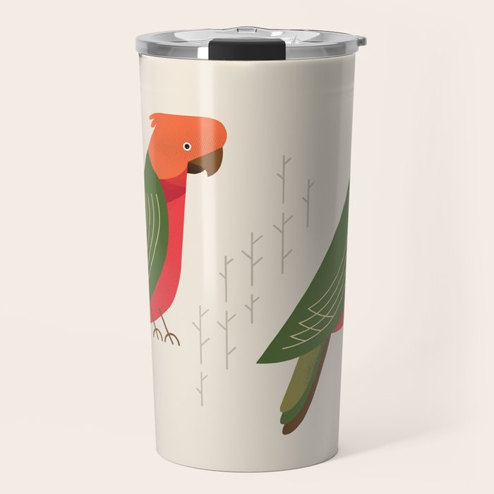 Australian King Parrot, Bird of Australia Travel Mug Gallery Image 1