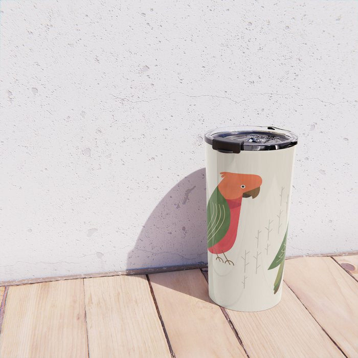 Australian King Parrot, Bird of Australia Travel Mug Gallery Image 4