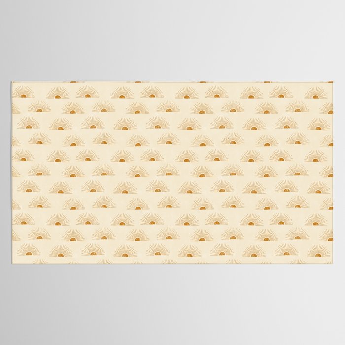 Sunrise - Desert Gold and Cream Tablecloth Gallery Image 2