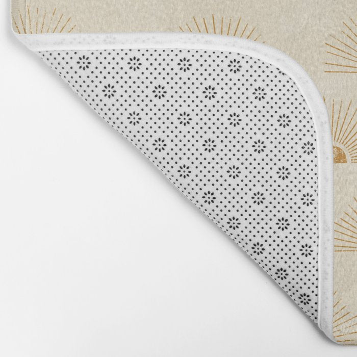 Sunrise - Desert Gold and Cream Bath Mat Gallery Image 2