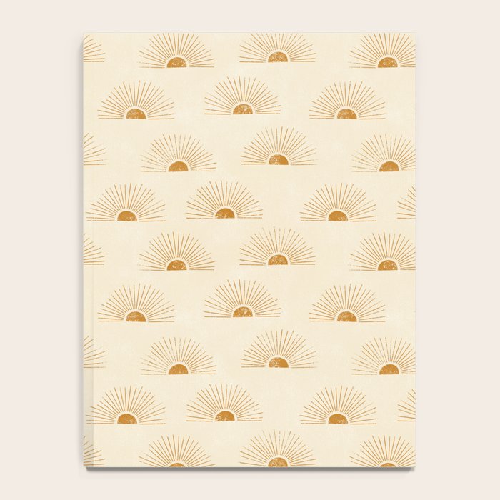Sunrise - Desert Gold and Cream Notebook Gallery Image 4