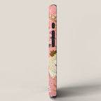 Chinoiserie cranes on pink, birds, flowers,  iPhone Case Gallery Image 2