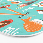 Happy Sushi Bath Mat Gallery Image 3