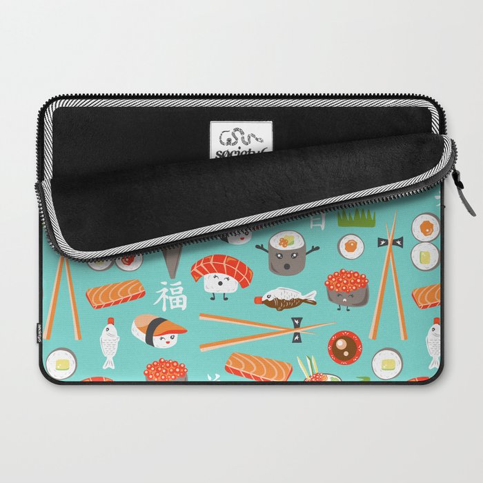 Happy Sushi Laptop Sleeve Gallery Image 2