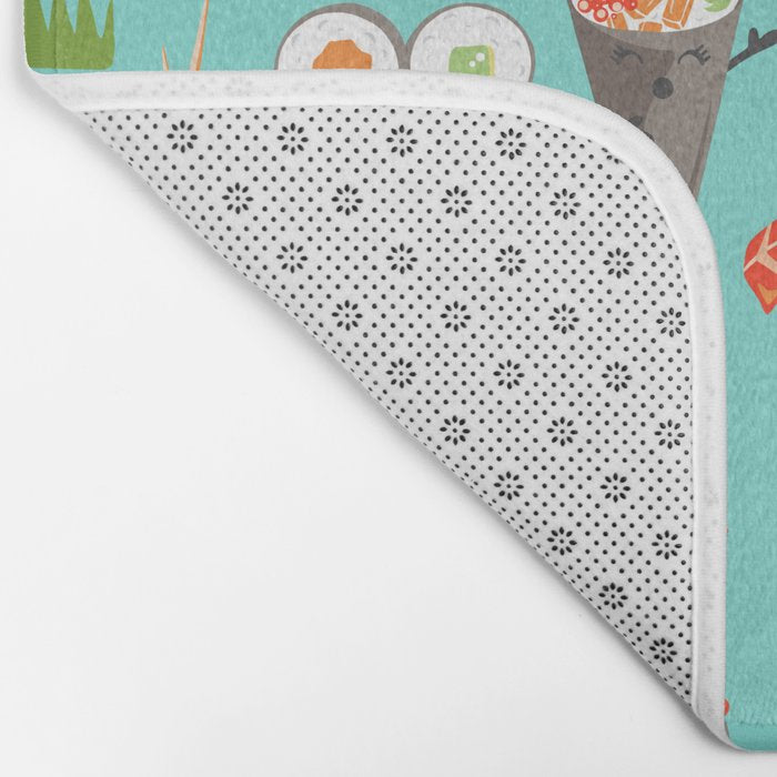 Happy Sushi Bath Mat Gallery Image 2