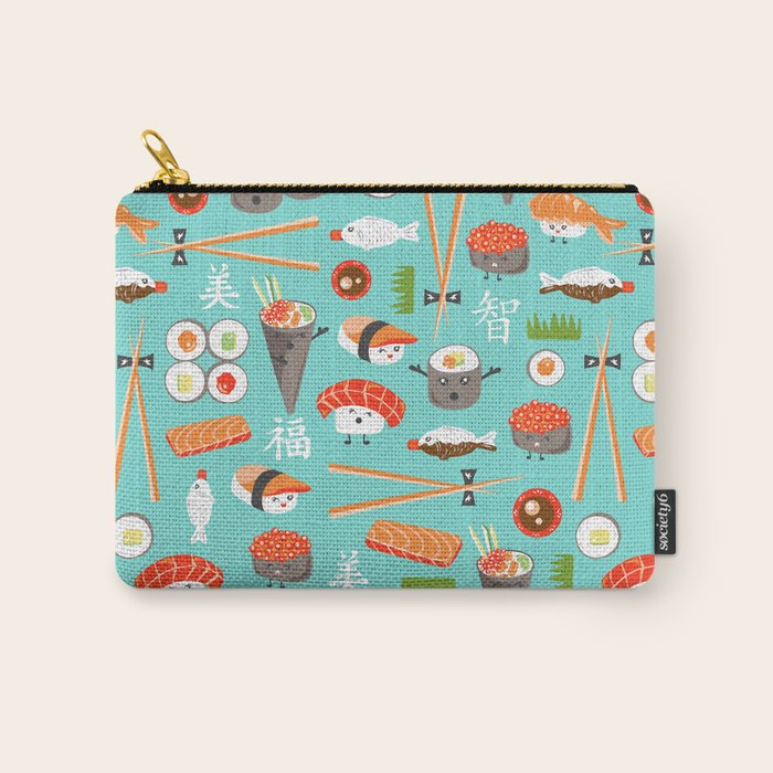 Happy Sushi Carry All Pouch Gallery Image 1