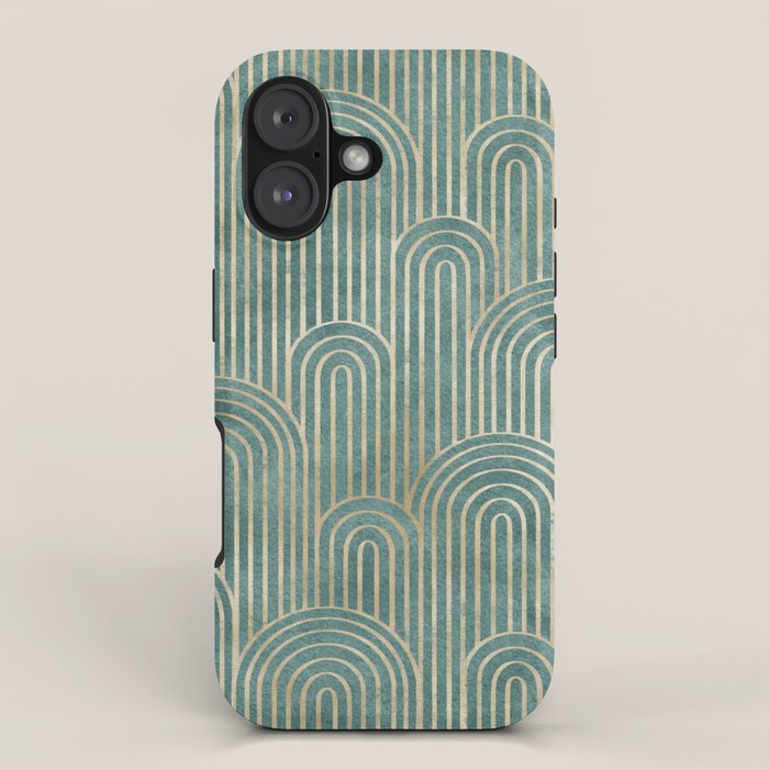 Art Deco Striped Arches iPhone Case Gallery Image 1