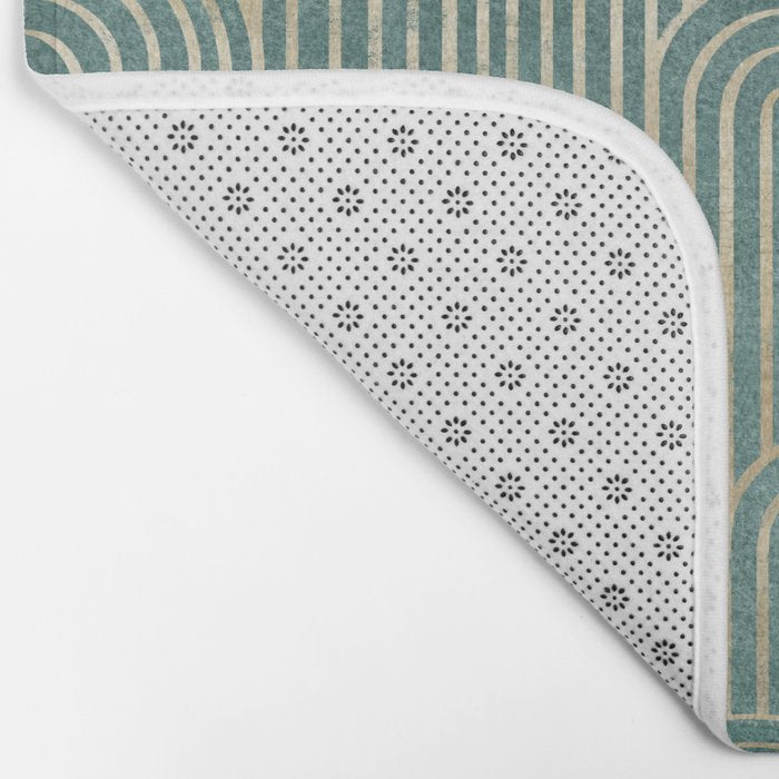 Art Deco Striped Arches Bath Mat Gallery Image 2