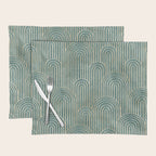 Art Deco Striped Arches Placemat Gallery Image 1
