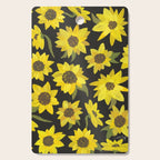 Sunflowers Acrylic on Charcoal Cutting Board Gallery Image 1
