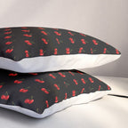 Y2K Cherries - Black Pattern Miniature Pillow Sham Gallery Image 3