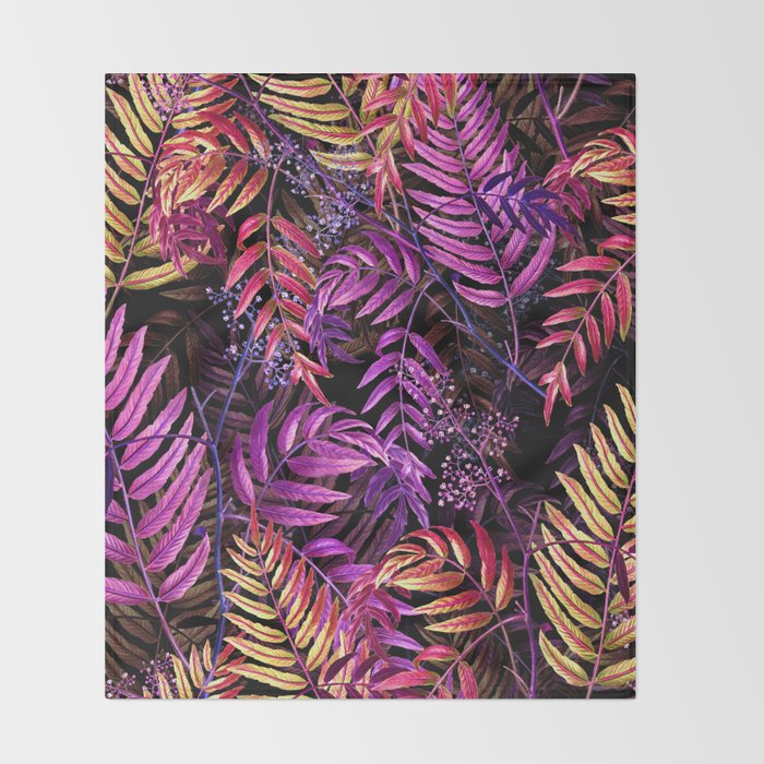 FUTURE NATURE XIV Throw Blanket Gallery Image 2