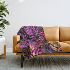FUTURE NATURE XIV Throw Blanket Gallery Image 1