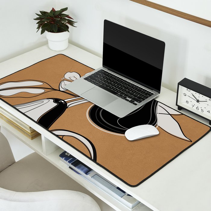 Line Art Pears 7 Desk Mat Gallery Image 2