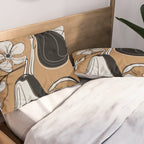 Line Art Pears 7 Pillow Sham Gallery Image 2