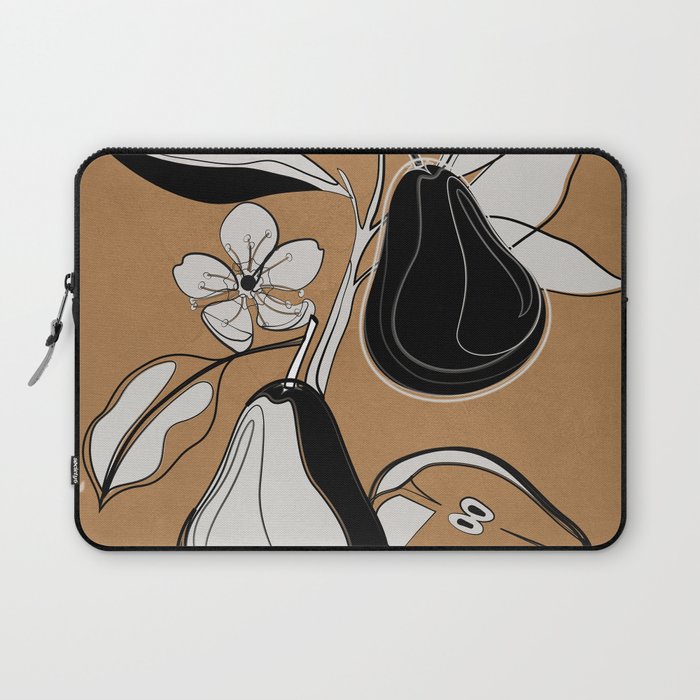 Line Art Pears 7 Laptop Sleeve Gallery Image 1