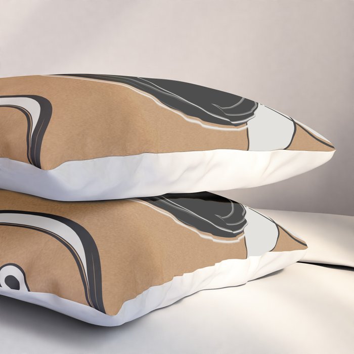 Line Art Pears 7 Pillow Sham Gallery Image 3