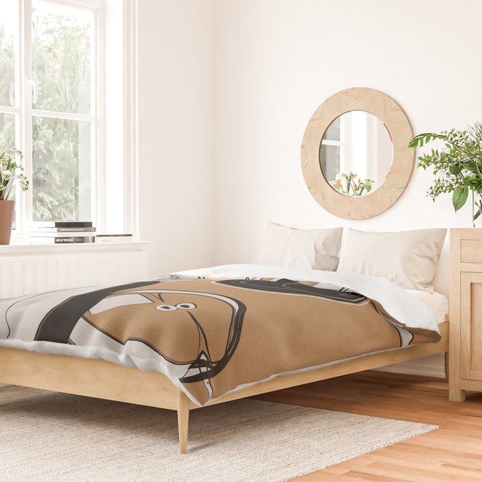 Line Art Pears 7 Duvet Cover Gallery Image 2