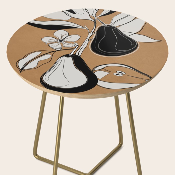 Line Art Pears 7 Side Table Gallery Image 2