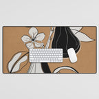 Line Art Pears 7 Desk Mat Gallery Image 1