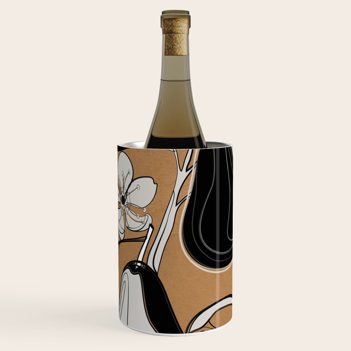 Line Art Pears 7 Wine Chiller Gallery Image 1