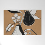Line Art Pears 7 Welcome Mat Gallery Image 1