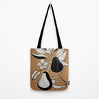 Line Art Pears 7 Tote Bag Gallery Image 2