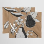 Line Art Pears 7 Placemat Gallery Image 1