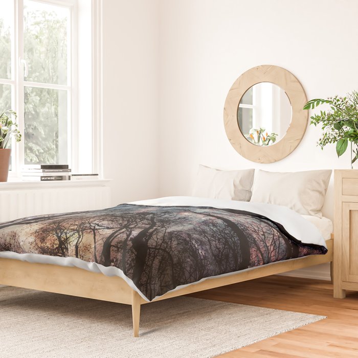 Starry Sky in the Forest Duvet Cover Gallery Image 2