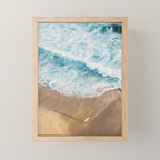 The Surfer and The Ocean Mini Art Print Gallery Image 1