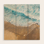 The Surfer and The Ocean Wood Wall Art Gallery Image 1