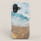 The Surfer and The Ocean iPhone Case Gallery Image 1