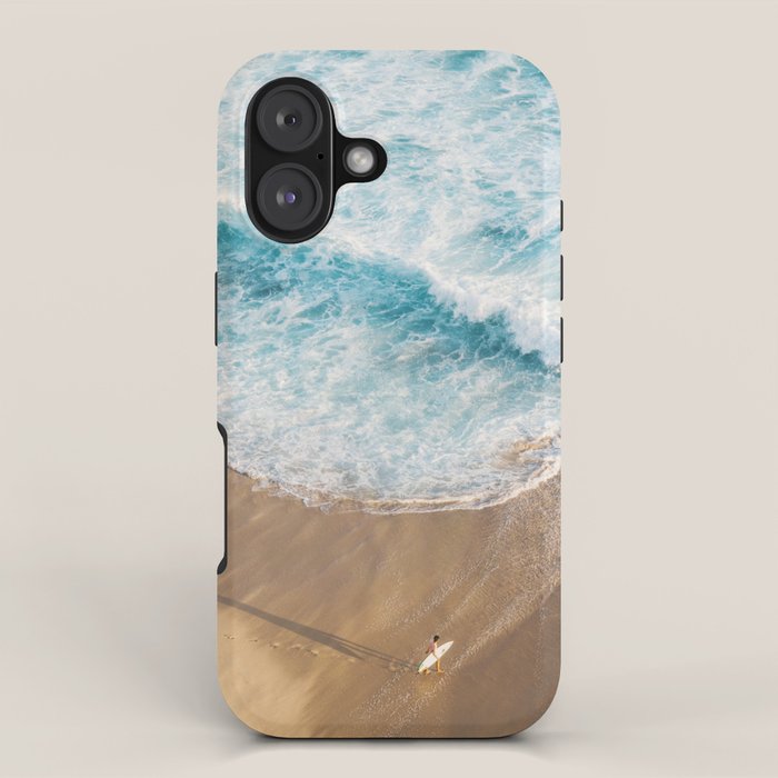 The Surfer and The Ocean iPhone Case Gallery Image 1