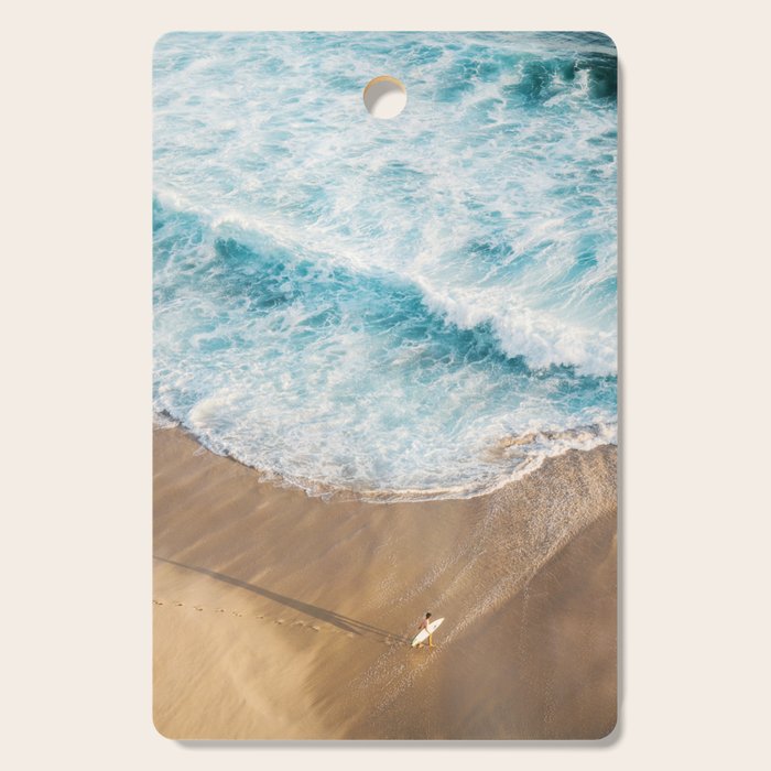 The Surfer and The Ocean Cutting Board Gallery Image 1