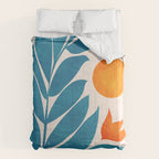 Teal Garden Sunset Comforter Gallery Image 6