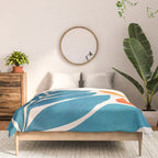 Teal Garden Sunset Comforter Gallery Image 3