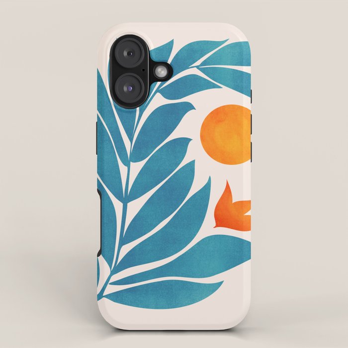 Teal Garden Sunset iPhone Case Gallery Image 1