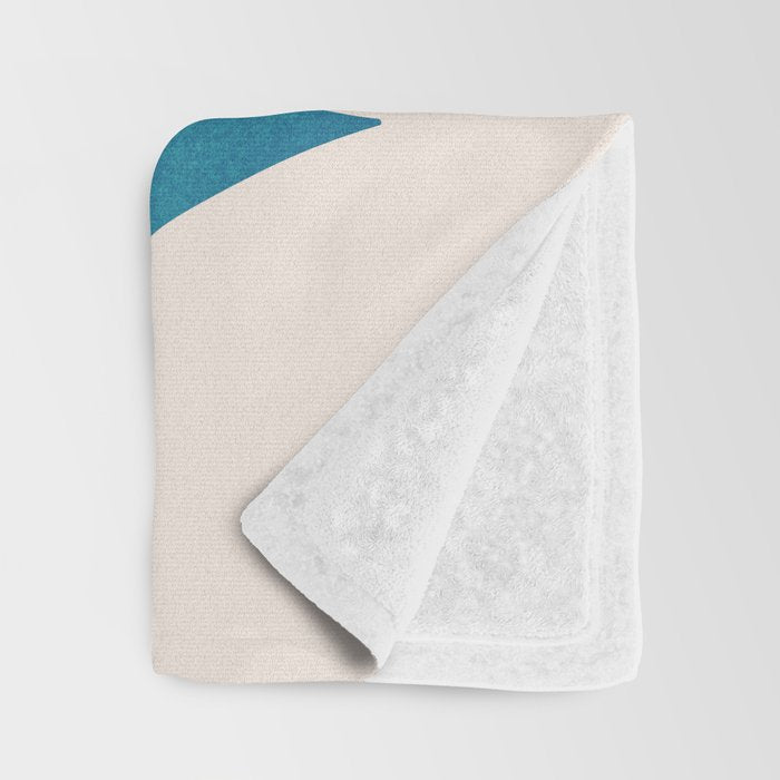 Teal Garden Sunset Throw Blanket Gallery Image 3