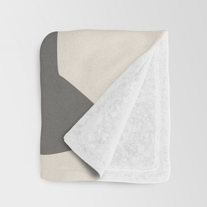 Modern Abstract Shapes 104 Throw Blanket Gallery Image 3