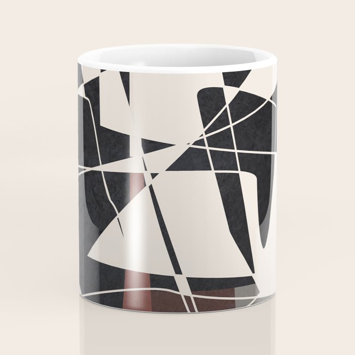 Modern Abstract Shapes 104 Coffee Mug Gallery Image 4