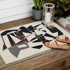 Modern Abstract Shapes 104 Outdoor Rug Gallery Image 2